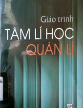 GIÁO TRÌNH TÂM LÝ HỌC QUẢN LÝ