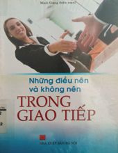 NHỮNG ĐIỀU NÊN VÀ KHÔNG NÊN TRONG GIAO TIẾP