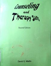 COUNSELING AND THERAPY SKILLS