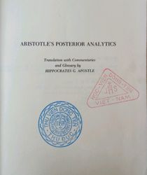 ARISTOTLE's POSTERIOR ANALYTICS