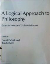 A LOGICAL APPROACH TO PHILOSOPHY