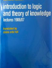 INTRODUCTION TO LOGIC AND THEORY OF KNOWLEDGE