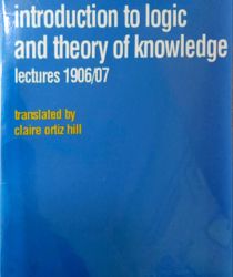 INTRODUCTION TO LOGIC AND THEORY OF KNOWLEDGE