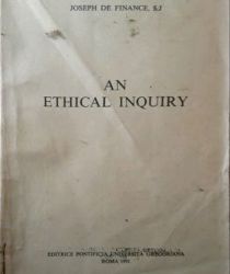 AN ETHICAL INQUIRY