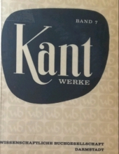 KANT WERKE: 7. SCHRIFTEN ZUR ETHIK UND RELIGIONSPHILOSOPHIE (Sách thất lạc)