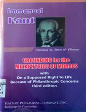 GROUNDING FOR THE METAPHYSICS OF MORALS