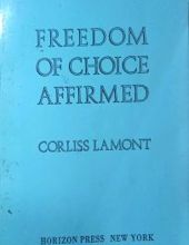 FREEDOM OF CHOICE AFFERMED