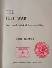 THE JUST WAR FORCE AND POLITICAL RESPONSIBILITY