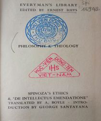 SPINOZA's ETHICS AND "DE INTELLECTUS EMENDATIONE"