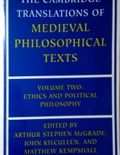 THE CAMBRIDGE TRANSLATIONS OF MEDIEVAL PHILOSOPHICAL TEXTS