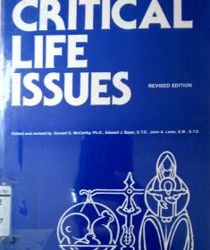 HANDBOOK ON CRITICAL LIFE ISSUES