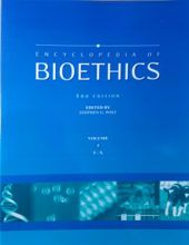 ENCYCLOPEDIA OF BIOETHICS (Sách thất lạc)