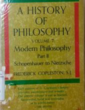 A HISTORY OF PHILOSOPHY: MODERN PHILOSOPHY - PART II - SCHOPENHAUER TO NIETZSCHE