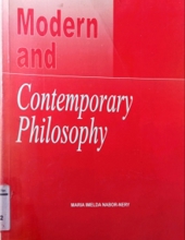 MODERN AND CONTEMPORARY PHILOSOPHY