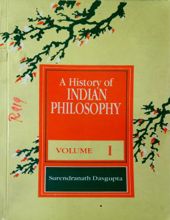 A HISTORY OF INDIAN PHILOSOPHY