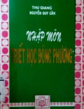 NHẬP MÔN TRIẾT HỌC ĐÔNG PHƯƠNG