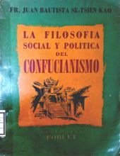 LA FILOSOFIA SOCIAL Y POLITICA DEL CONFUCIANISMO