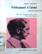 KRISHNAMURTI Ở CARMEL