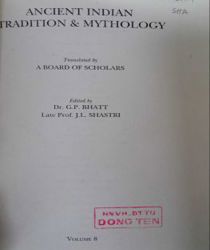 ANCIENT INDIAN TRADITION & MYTHOLOGY