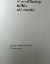 LOGOS AND MYSTICAL THEOLOGY IN PHILO OF ALEXANDRIA