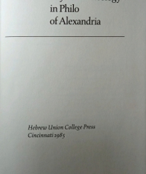 LOGOS AND MYSTICAL THEOLOGY IN PHILO OF ALEXANDRIA