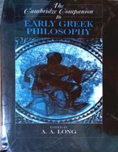 THE CAMBRIDGE COMPANION TO EARLY GREEK PHILOSOPHY