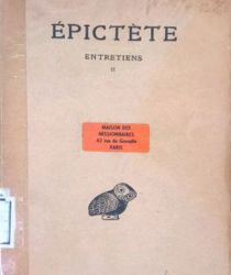 EPICTÈTE: ENTRETIENS