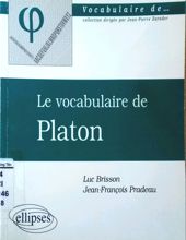 LE VOCABULAIRE DE PLATON