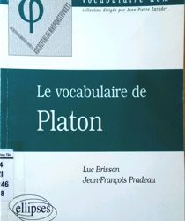 LE VOCABULAIRE DE PLATON