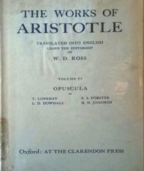 THE WORKS OF ARISTOTLE