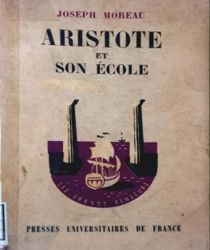 ARISTOTE ET SON ÉCOLE