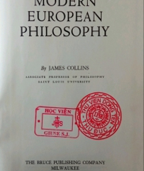 A HISTORY OF MODERN EUROPEAN PHILOSOPHY