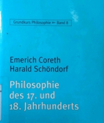 PHILOSOPHIE DES 17. UND 18. JAHRHUNDERTS