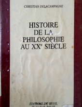 HISTOIRE DE LA PHILOSOPHIE AU XX SIÈCLE