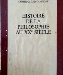 HISTOIRE DE LA PHILOSOPHIE AU XX SIÈCLE