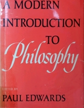 A MODERN INTRODUCTION TO PHILOSOPHY