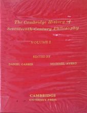 THE CAMBRIDGE HISTORY OF SEVENTEENTH CENTURY PHILOSOPHY