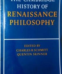 THE CAMBRIDGE HISTORY OF RENAISSANCE PHILOSOPHY