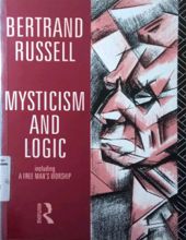 MYSTICISM AND LOGIC