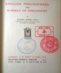 ENGLISH PHILOSOPHERS AND SCHOOLS OF PHILOSOPHY