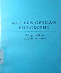 MODERN GERMAN PHILOSOPHY