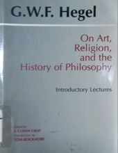 ON ART, RELIGION, AND THE HISTORY OF PHILOSOPHY