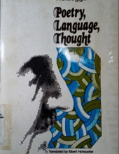 POETRY, LANGUAGE, THOUGHT 