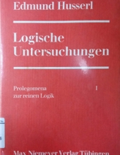 LOGISCHE UNTERSUCHUNGEN. I