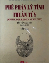 PHÊ PHÁN LÝ TÍNH THUẦN TÚY. TẬP 2