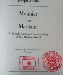 MOUNIER AND MARITAIN