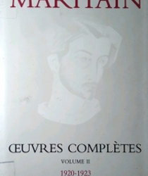 JACQUES ET RAÏSSA MARITAIN: OEUVRES COMPLÈTES. VOL. II, 1920-1923