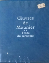 OEUVRES DE MOUNIER 1944 - 1950