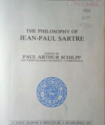 THE PHILOSOPHY OF JEAN-PAUL SARTRE