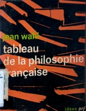 TABLEAU DE LA PHILOSOPHIE FRANCAISE